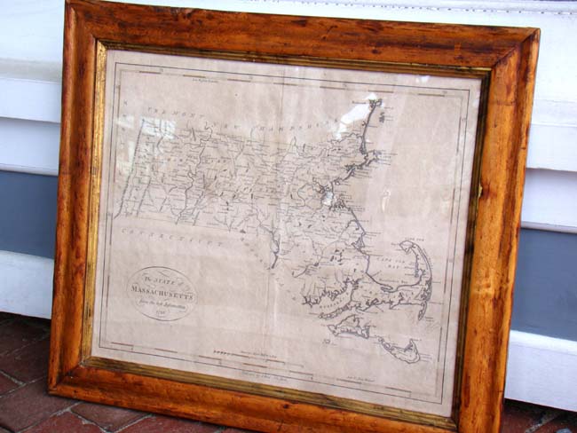 An 18th century map entitled "The State of Massachusetts from the Best Information 1796" — image 5